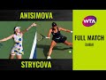 Amanda Anisimova vs. Barbora Strycova | Full Match | 2020 Dubai Round of 32