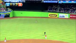 2012/07/25 Ruggiano's nice catch