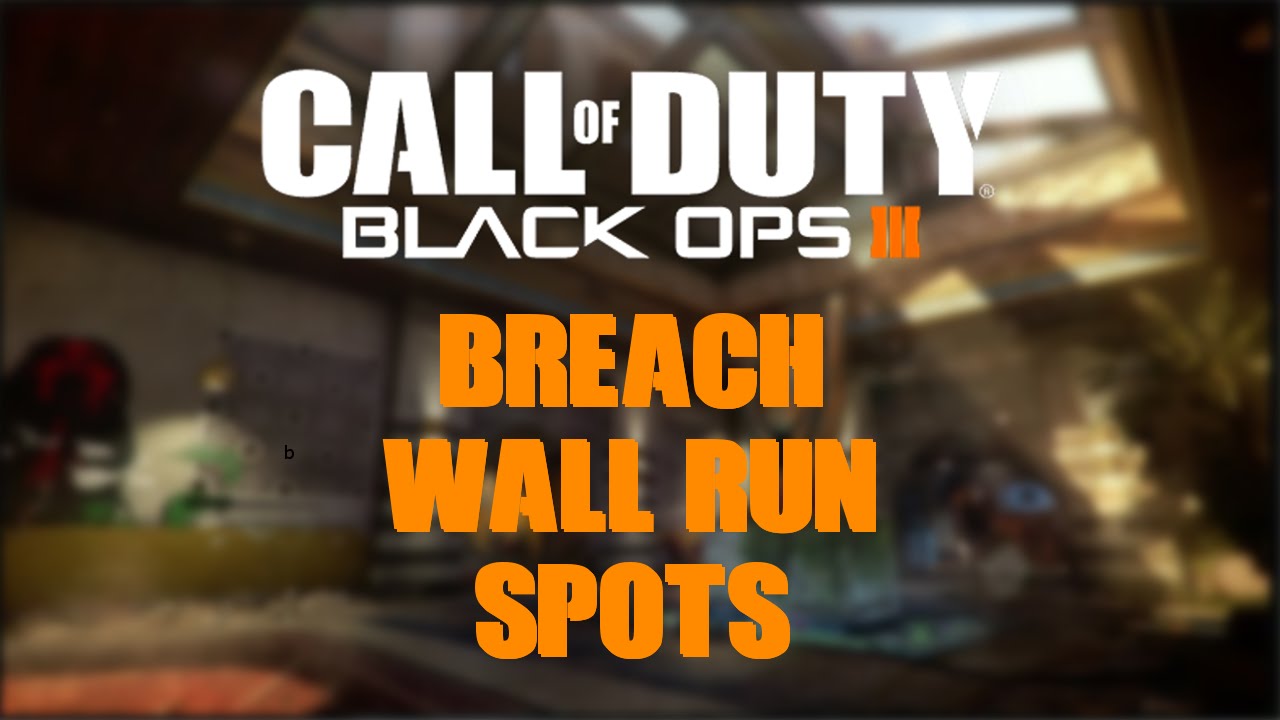 WALLRUN SPOTS ON BREACH! BO3 Tips and Tricks!