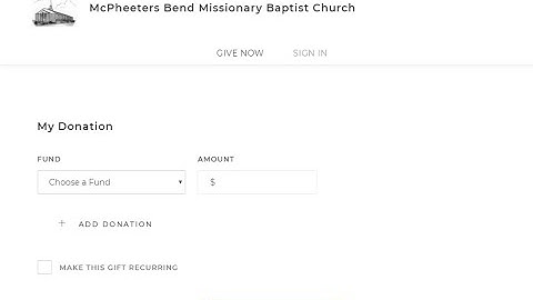 How to use EasyTithe