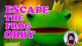 ESCAPE THE FROG OBBY! FIRST PERSON OBBY (EASY MODE) - ROBLOX GAME WALKTHROUGH