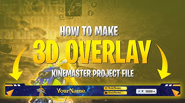 Pubg/Bgmi Golden mummy suit 3D Animated Gaming overlay | Free KineMaster project file | UniQBoyYT