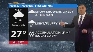 Chicago First Alert Weather: Cold, then more snow