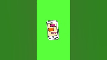 message , Message notification , phone #greenscreen