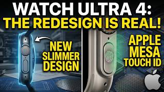 Apple Watch Ultra 4 Massive Leaks — AppleMesa Touch ID & Brand New Design!