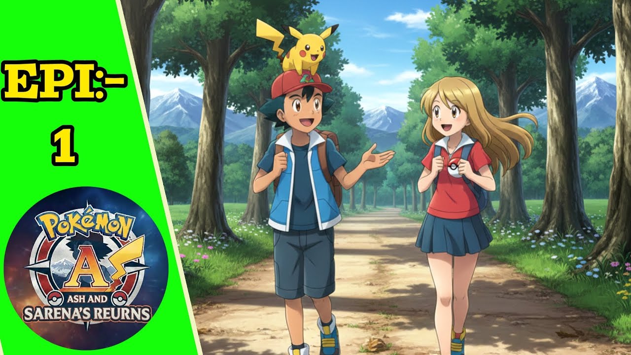 POKEMON NEW SERIES || ASH AND SARENNA'S RETURNS || EPISODE 1 || official Hindi dubbed