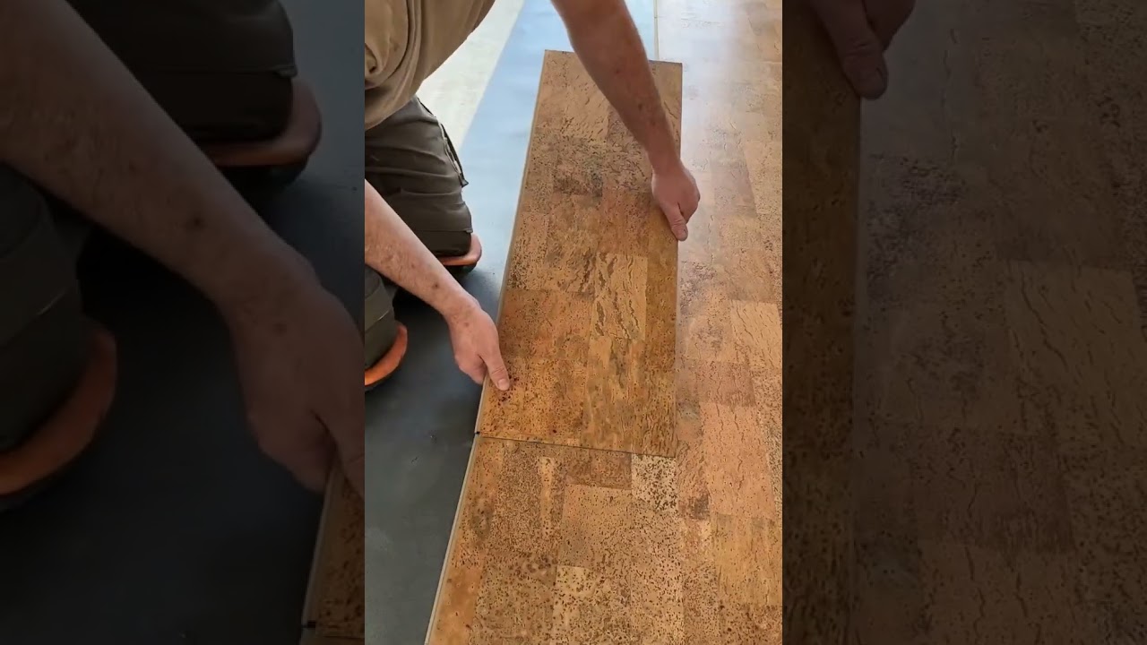 Korkboden verlegen / Vinyl ausschneiden segen/ Kork an der Wand zuschneiden / Parkett zuschneiden