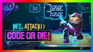 Let's Try: Net.Attack() - Code or Die - a bullet hell action #roguelite node based weapon builder