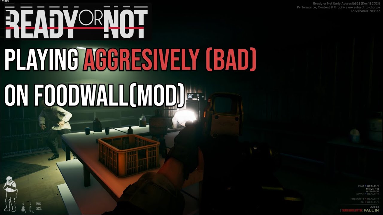 READY OR NOT: Aggressive (Bad) Gameplay on Foodwall Map Mod