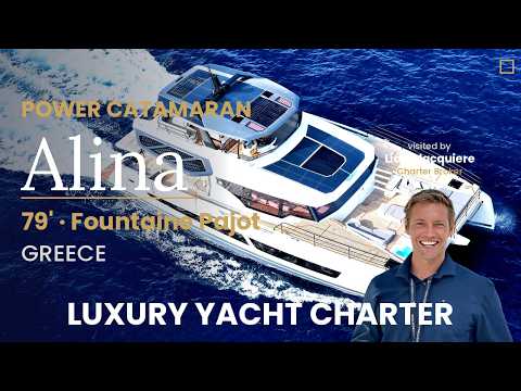 ALINA — Alina: A Unique Fountaine Pajot Power 80 Walkthrough