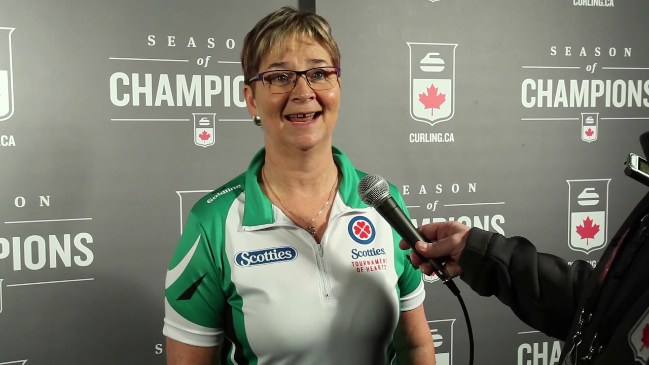 2018 Scotties Tournament of Hearts - Draw 4 Scrums ice cube