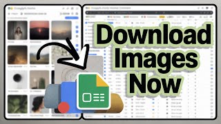 Google Apps Script Tutorial to Download Images From URL to Sheets Rows Cells & Google Drive Folder