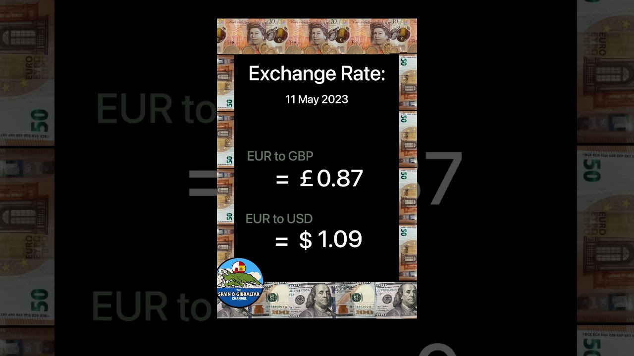 Currency Exchange Rate         11 May 2023 USD GBP EUR