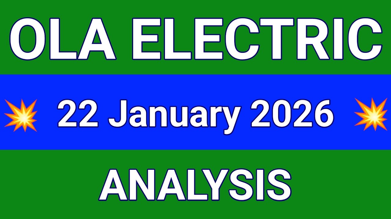 Ola Electric Share Technical Analysis | Ola Electric Share Price Today in Hindi | 22 January 2026