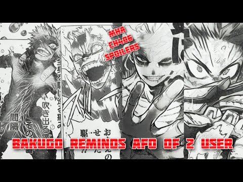 My Hero Academia chapter 408 spoilers: Bakugo and the Second OFA user's  connection explained as AFO reveals his ultimate move