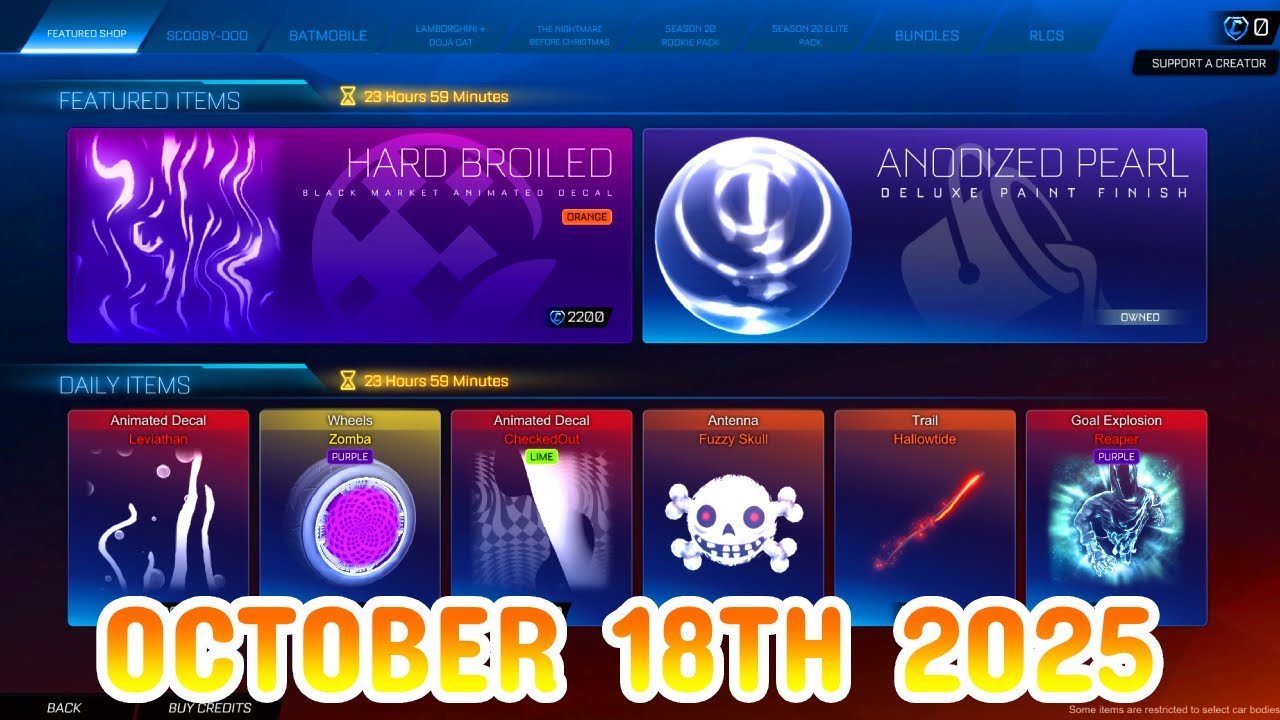 Rocket League ITEM SHOP Daily 