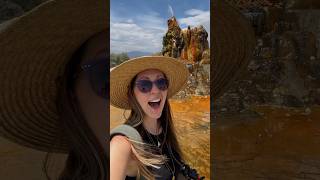 Fly Geyser in the Burning Man desert! #travel #travelvlog #traveltip #burningman #nevada