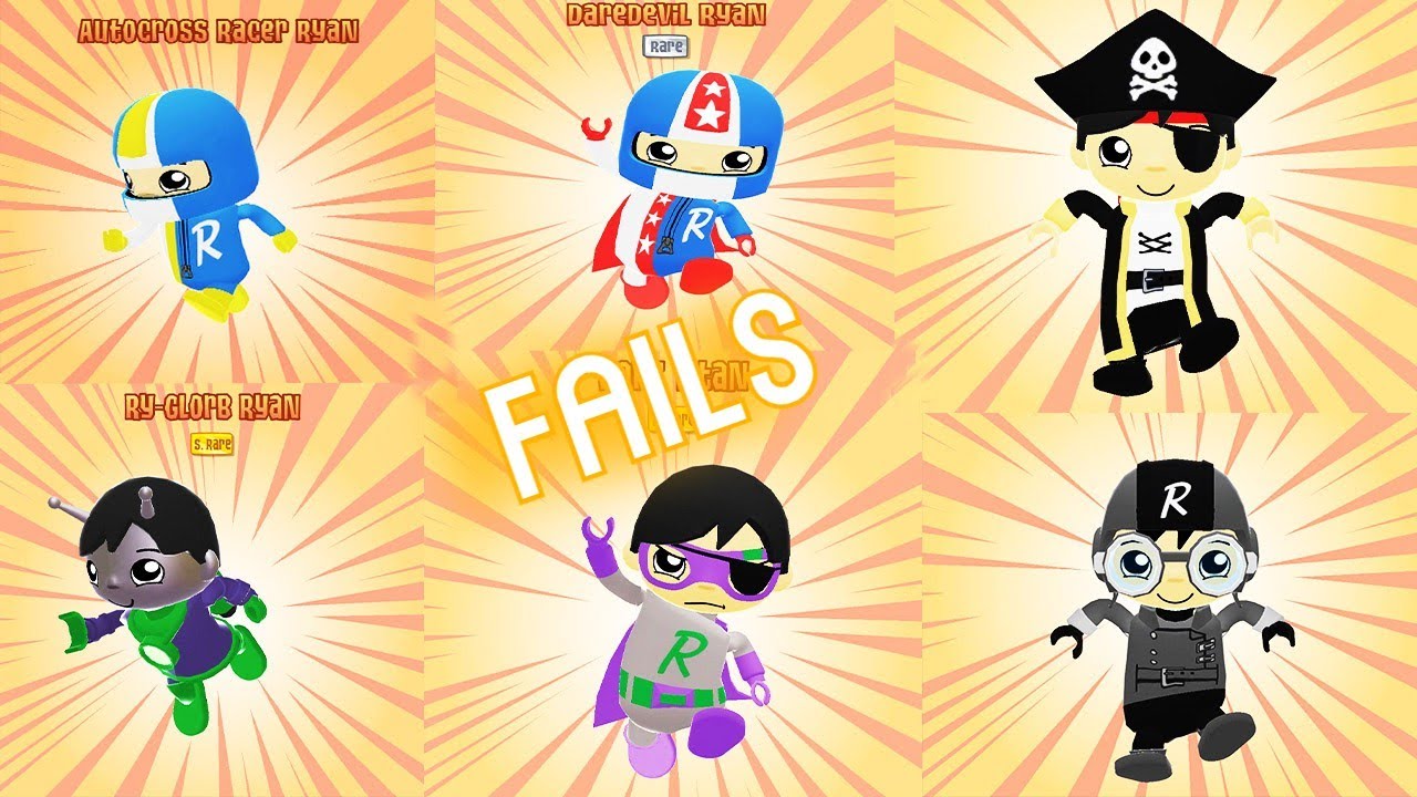 Tag with Ryan - Ryan Characters Fails - Funny Android Gameplay Part 1