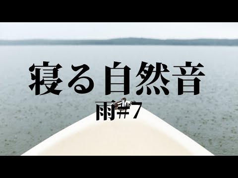 ?【ASMR・睡眠・集中・ヒーリング】池に降り注ぐ雨の音 | 1時間 | うつや睡眠障害に悩む方へ自然の音で眠りについてください | 説明欄もご一読ください