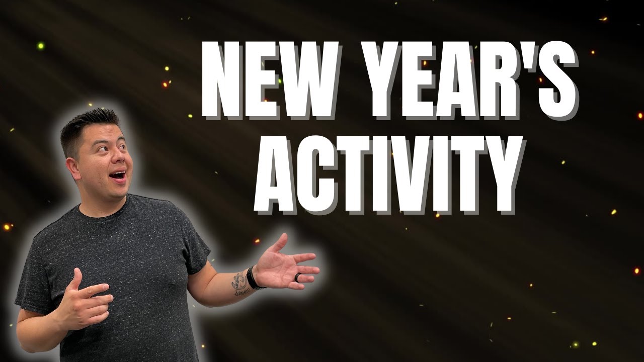 New Year's Activity for Middle School - NO PREP!