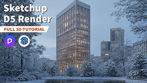 From SketchUp to Realistic Highrise Render | Full D5 Tutorial (Beginner to Pro)