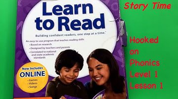 Story time: Hooked on Phonics Level 1 Lesson 1