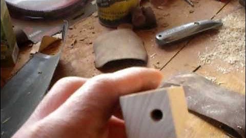 #10 making spiles for tapping maple trees