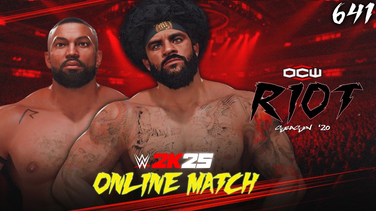 Tre Golden vs. RyVaughn - OCW Riot 641 (WWE 2K25 Online)