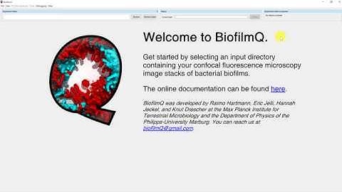 BiofilmQ Tutorials - 1.1 Installation
