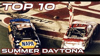 Best Of Nascar Top 10 Memorable Summer Daytona Moments
