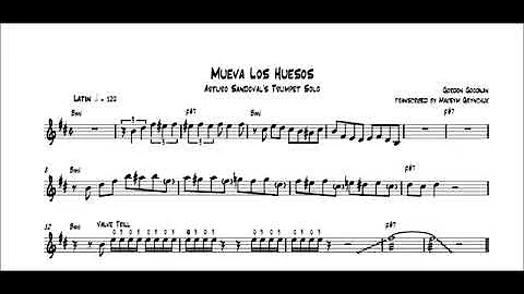 Artuto Sandoval- Mueva Los Huesos- Transcription