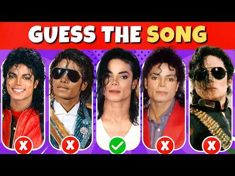 Guess Michael Jackson’s Songs 🎵👑 Billie Jean, Thriller, Beat It & More