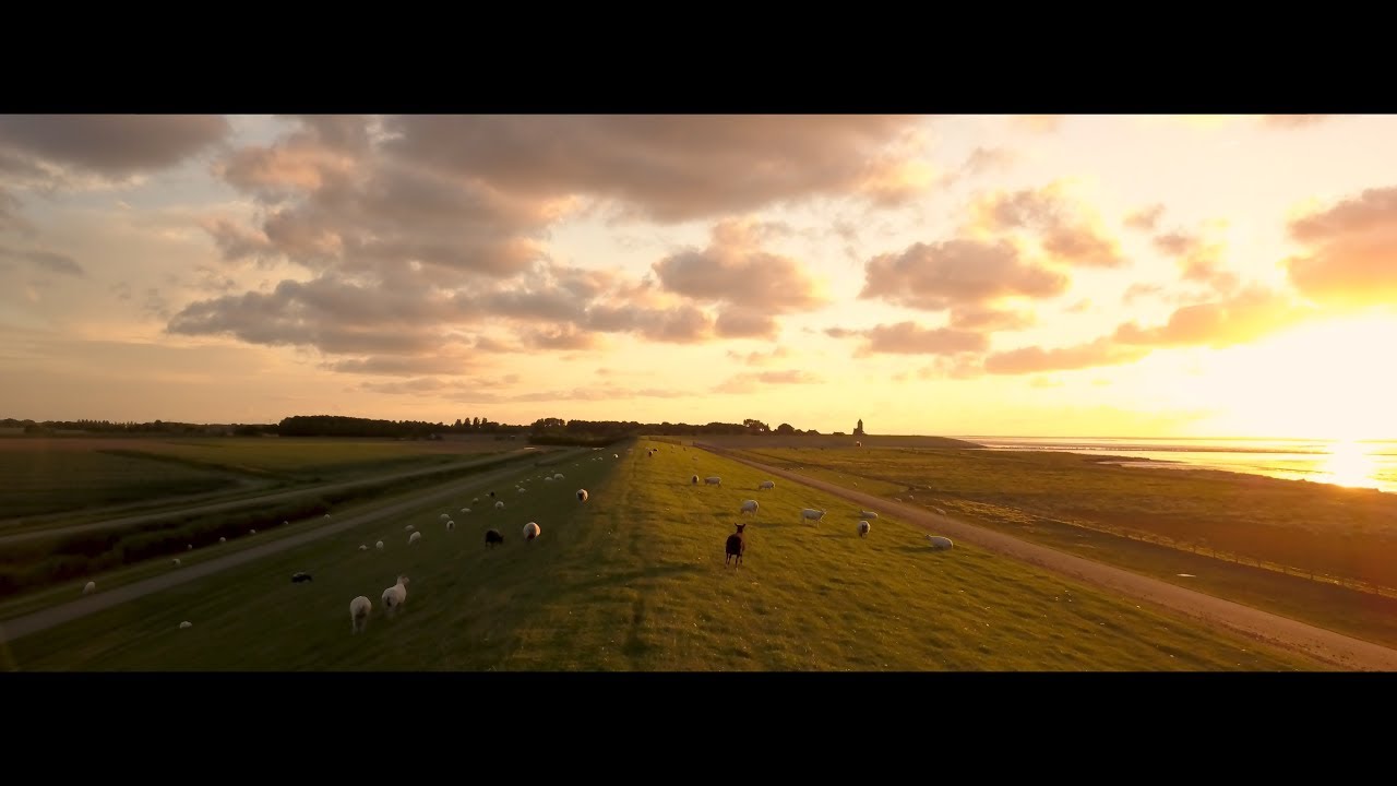 4k Drone video Friesland: Bollingawier en Wierum // KRB Producties