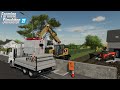 Canalisation pose fosse septique vrd  travaux publics  farming simulator 22