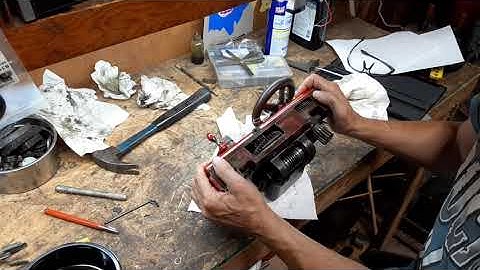 logan lathe apron assembled