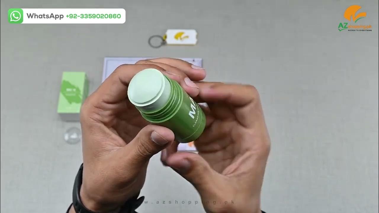 Vaseina Mask Green Tea Solid Cleansing & Beautifying Solid To Remove