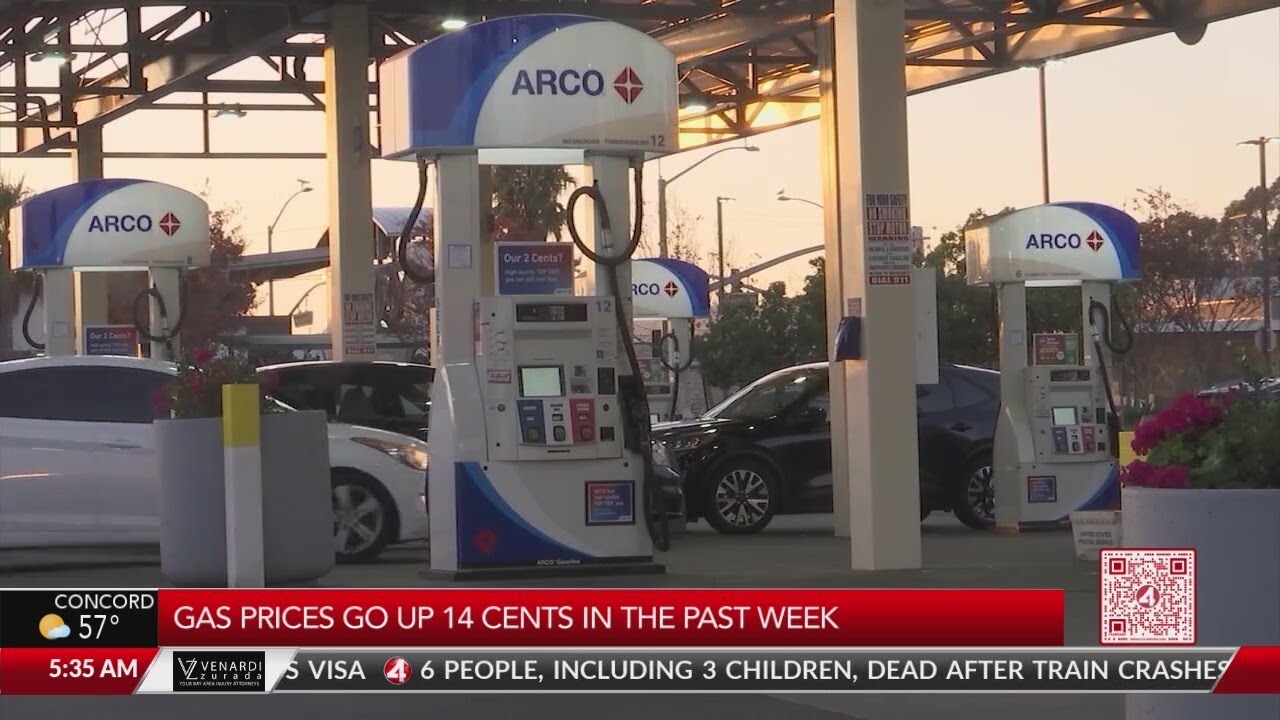 California gas prices go up 14 cents in the past week YouTube