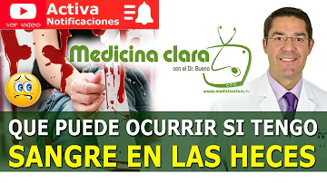 ¿Qué significa para un hombre la presencia de sangre en las heces?