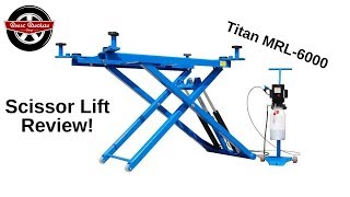 Scissor Lift Review! (Titan MRL6000 mid rise car lift)