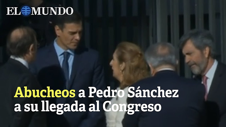 Abucheos a Pedro Sánchez