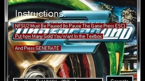 How To Hack NFSU2 Money Using Hack Tool v1.1 (EASY)