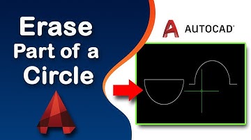 How to erase part of a circle in AutoCAD