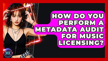 How Do You Perform A Metadata Audit For Music Licensing? - Electronic Mix Masters