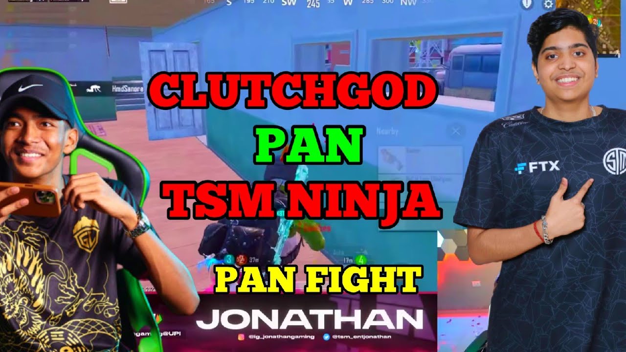 CLUTCHGOD PAN TSM NINJA | Clutchgod 1v2 Pan Fight 🔥 GodL Vs Tsm - YouTube