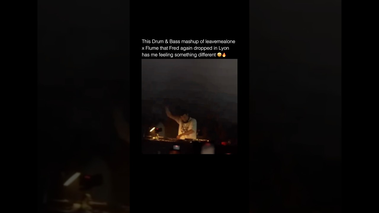 Fred again unlocked a memory from the past with this iconic Flume x leavemealone DnB mashup in Lyon