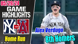 Yankees vs Angels Highlights [May 29, 2024] | Dugie Drive  Home Run  Take the lead !