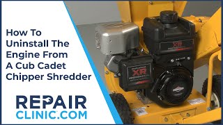 How To Uninstall a Briggs & Stratton Engine (Model 15T2020915FB)