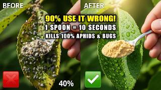 STOP Using Pesticides! This 1 Spoon Kills Aphids & Mealybugs in 10 Seconds - SAFE for Kids & Pets screenshot 2