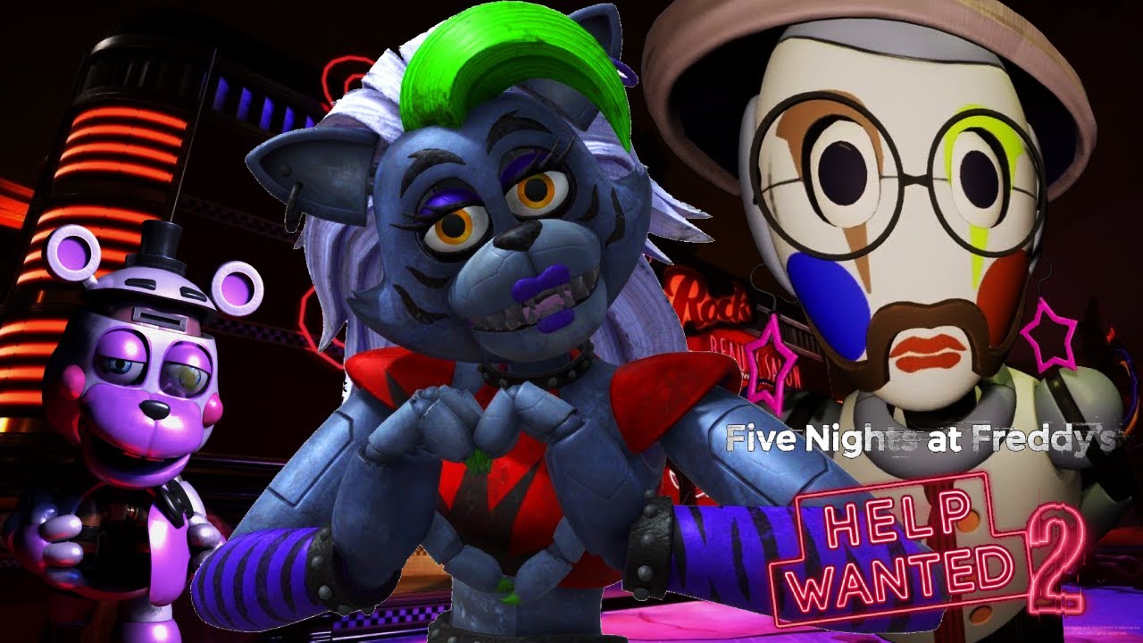 Helping Roxy's Makeover Before Showtime In Fnaf Help Wanted 2! (Part 2)