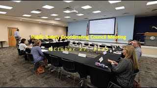 Public Safety Coordinating Council Meeting - Oct. 27, 2025